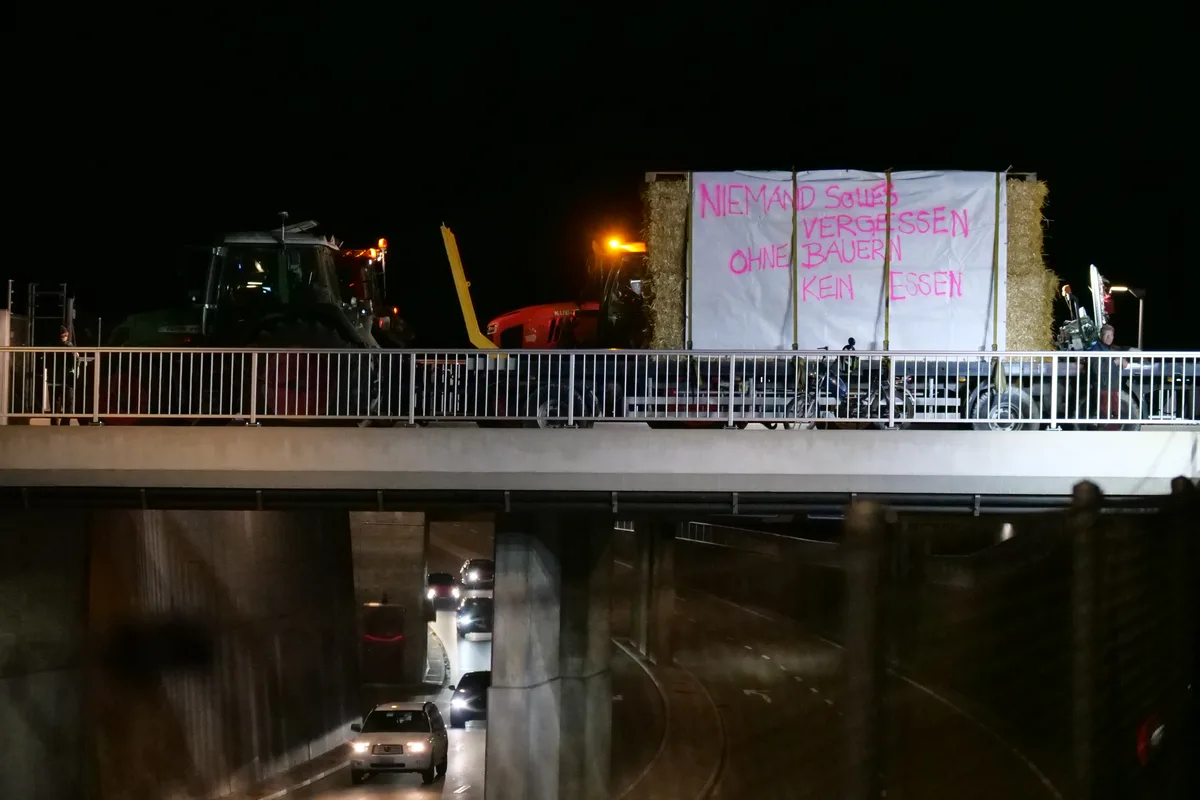 Die Bauernproteste sind im Zürcher Oberland angekommen.